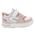 PRIMIGI Παιδικά Ανατομικά Δερμάτινα Sneakers 1407000 bianco/baby pink - ΡΟΖ