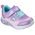 SKECHERS Παιδικά Sneakers με ΦΩΤΑΚΙΑ Lil Mermaid velcro lights 303061N-LVMT - ΠΟΛΥΧΡΩΜΟ