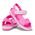 CROCS Παιδικά Πέδιλα Θαλάσσης Bayaband Sandal 211055-6QQ ELECT - ΦΟΥΞΙΑ