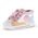 Falcotto Παιδικά Ανατομικά Μποτάκια Shin zip. eco calf perf./canvas white-pink-peach - ΠΟΛΥΧΡΩΜΟ