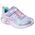 SKECHERS Παιδικά Sneakers με ΦΩΤΑΚΙΑ Heart sparkles pink sparkle mesh 303063L-LVMT - ΠΟΛΥΧΡΩΜΟ