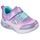 SKECHERS Παιδικά Sneakers με ΦΩΤΑΚΙΑ Lil Mermaid velcro lights 303061N-LVMT - ΠΟΛΥΧΡΩΜΟ
