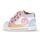 Falcotto Παιδικά Ανατομικά Μποτάκια Shin zip. eco calf perf./canvas white-pink-peach - ΠΟΛΥΧΡΩΜΟ