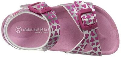 AGATHA RUIZ DE LA PRADA 172982-B-PLATA Y ESTAMPADO CORAZONES