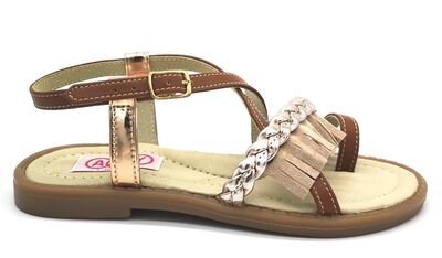 ABY Shoes Aby784-καφέ