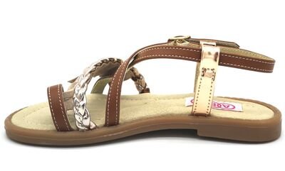 ABY Shoes Aby784-καφέ