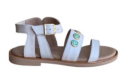 YO HANDMADE LEATHER SHOES 716-ΛΕΥΚΟ