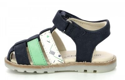 Kickers Nonosti 895191-10-103 navy green white marina - ΜΠΛΕ