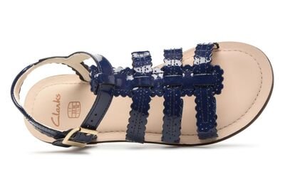 Clarks Loni Moon Jnr 26132105 blue patent leather