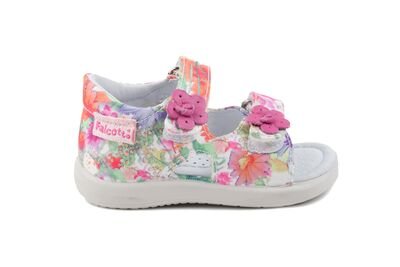 Falcotto 1490 tess. Hawai bianco multicolor