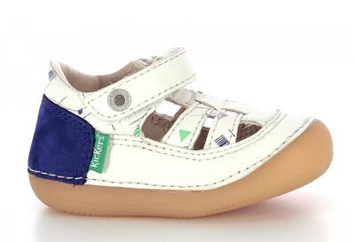 Kickers Sushy 895231-10-31 off white blue marina - ΛΕΥΚΟ