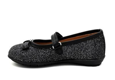 ABY Shoes Aby292-ΓΚΛΙΤΕΡ ΜΑΥΡΟ
