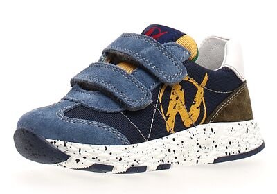 Naturino Jesko vl. velour/c. azzurro-navy-militare