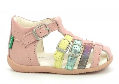 Kickers Bigfor 894611-10-13 light pink multicolor - ΡΟΖ