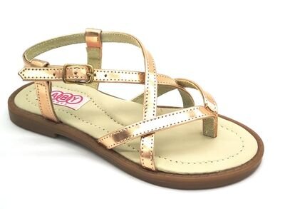 ABY Shoes Aby783-χρυσό/χαλκός