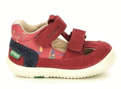 Kickers Kid 692396-10-43 red blue boat - ΚΟΚΚΙΝΟ