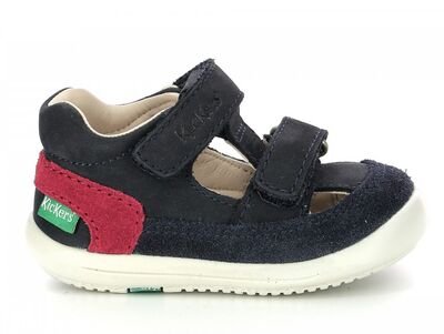 Kickers Kid 692395-10-101 navy red - ΜΠΛΕ