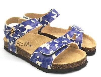EB shoes 5106-A6- CAMOUFLAGE BLUE