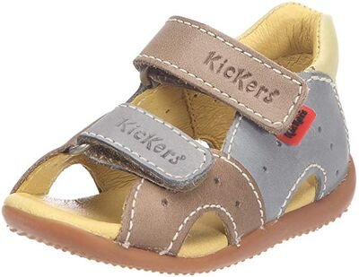 Kickers Boan 015064-10-113 gris marron yellow