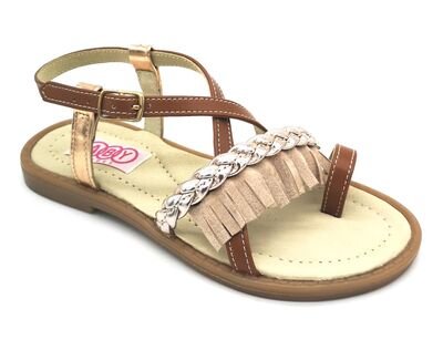 ABY Shoes Aby784-καφέ