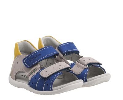 Kickers Boping 279115-10-5 blue gris yellow