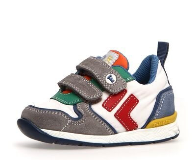 Falcotto Hack 2 VL suede/nylon grey-white - ΠΟΛΥΧΡΩΜΟ