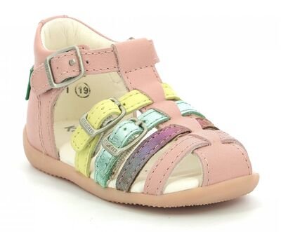 Kickers Bigfor 894611-10-13 light pink multicolor - ΡΟΖ
