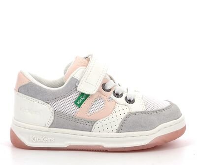 Kickers Kikouak 928560-30-33 blanc rose - ΛΕΥΚΟ