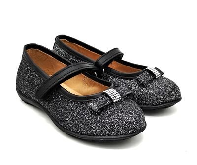 ABY Shoes Aby292-ΓΚΛΙΤΕΡ ΜΑΥΡΟ