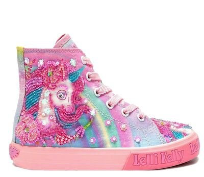 LELLI KELLY UNICORN MID LKED3488-BX02 MULTI FANTASIA - ΡΟΖ/ΠΟΛΥΧΡΩΜΟ