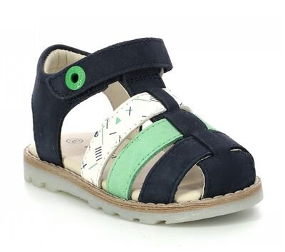 Kickers Nonosti 895191-10-103 navy green white marina - ΜΠΛΕ