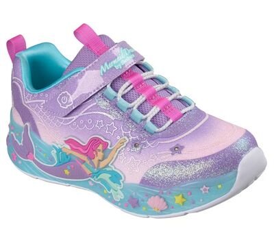 SKECHERS Παιδικά Sneakers με ΦΩΤΑΚΙΑ Mermaid Dreams s lights lavender multi 303060L-LVMT - ΠΟΛΥΧΡΩΜΟ