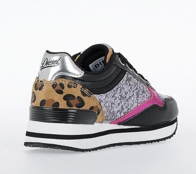 Diesel Youth black/fuxia SN LOW 3 GLITTER YO