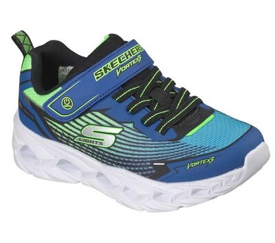 SKECHERS Παιδικά Sneakers με ΦΩΤΑΚΙΑ Vortex 3 velcro lights 400590L-BBLM - ΜΠΛΕ