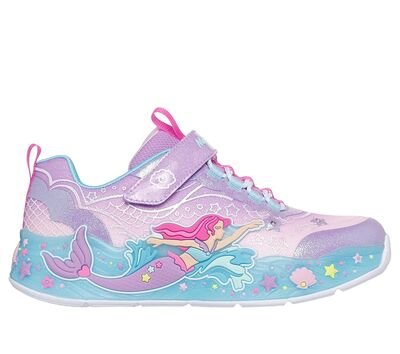 SKECHERS Παιδικά Sneakers με ΦΩΤΑΚΙΑ Mermaid Dreams s lights lavender multi 303060L-LVMT - ΠΟΛΥΧΡΩΜΟ