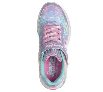 SKECHERS Παιδικά Sneakers με ΦΩΤΑΚΙΑ Heart sparkles pink sparkle mesh 303063L-LVMT - ΠΟΛΥΧΡΩΜΟ
