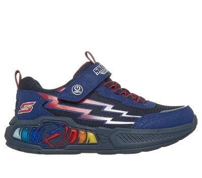 SKECHERS Παιδικά Sneakers με ΦΩΤΑΚΙΑ LIGHT STORM 3-PRISM TECH navy/red 400152LC-NVRD - ΜΠΛΕ