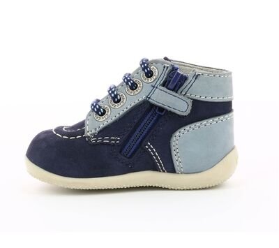 Kickers Bonzip 653093-10-5 bleu clair marine