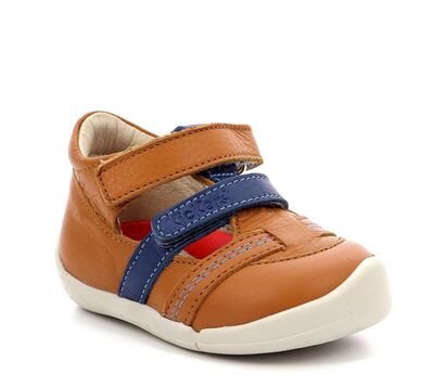 Kickers Wafel 927210-10-116 camel bleu - ΚΑΦΕ/ΚΑΜΕΛ