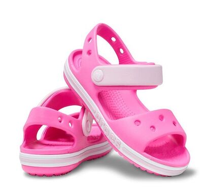 CROCS Παιδικά Πέδιλα Θαλάσσης Bayaband Sandal 205400-6QQ electric pink - ΦΟΥΞΙΑ