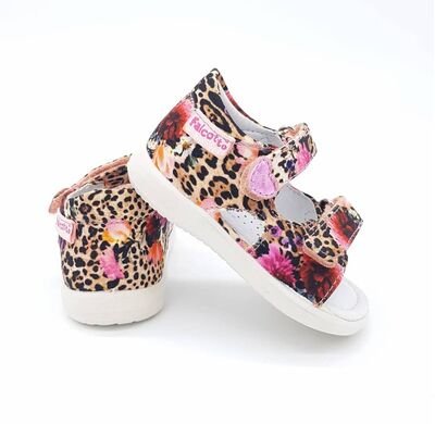 Falcotto 1490 vit.st.animal floral leopard rosa