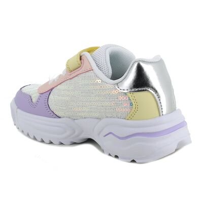 PRIMIGI Παιδικά Ανατομικά Sneakers 1467022 bianco/viola - ΛΕΥΚΟ/ΠΟΛΥΧΡΩΜΟ