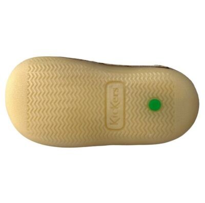 Kickers Δερμάτινα Ανατομικά Παπουτσοπέδιλα Pre-Walk Sushy blanc casse rose or 1201852-10-0-33 - ΛΕΥΚΟ