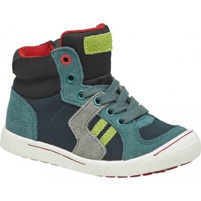 Kickers Ziguers 440992-30-58 bleu vert