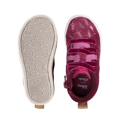 Clarks City Frost K 26145520 plum