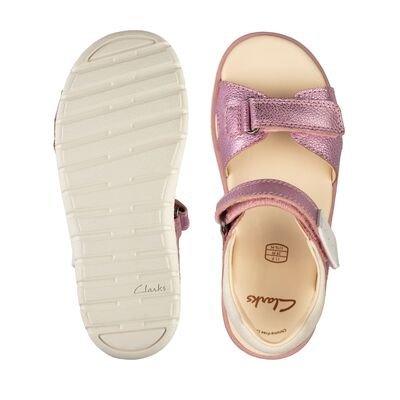 Clarks Roam Surf K 26158058 light pink leather