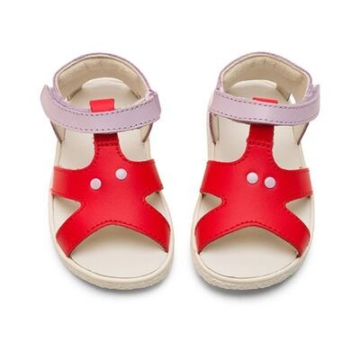 Camper Twins K800444-001 multicolor - ΚΟΚΚΙΝΟ/ΛΙΛΑ