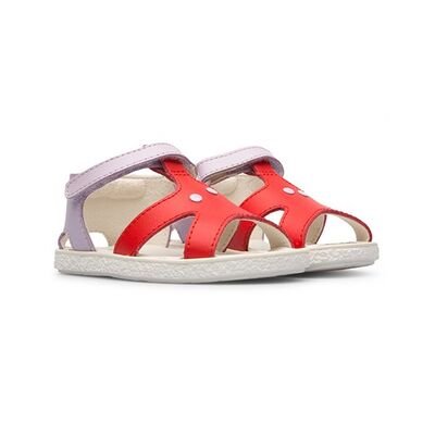 Camper Twins K800444-001 multicolor - ΚΟΚΚΙΝΟ/ΛΙΛΑ