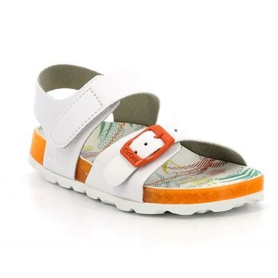 Kickers Sunkro 858548-30-33 blanc sunshine - ΛΕΥΚΟ