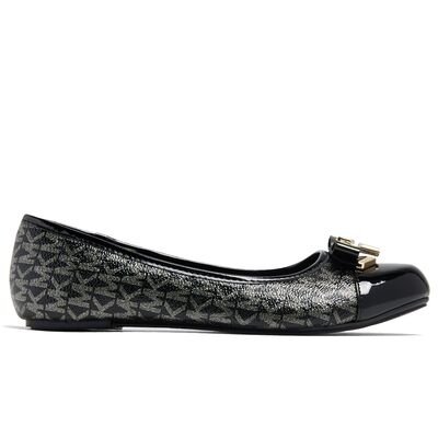MICHAEL KORS Kenya Lock MK100796C BLACK/PALE GOLD - ΜΑΥΡΟ